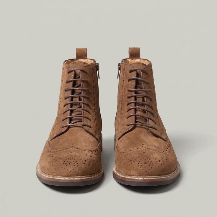 Viktor | Klassische Herren Brogue Schnürstiefeletten