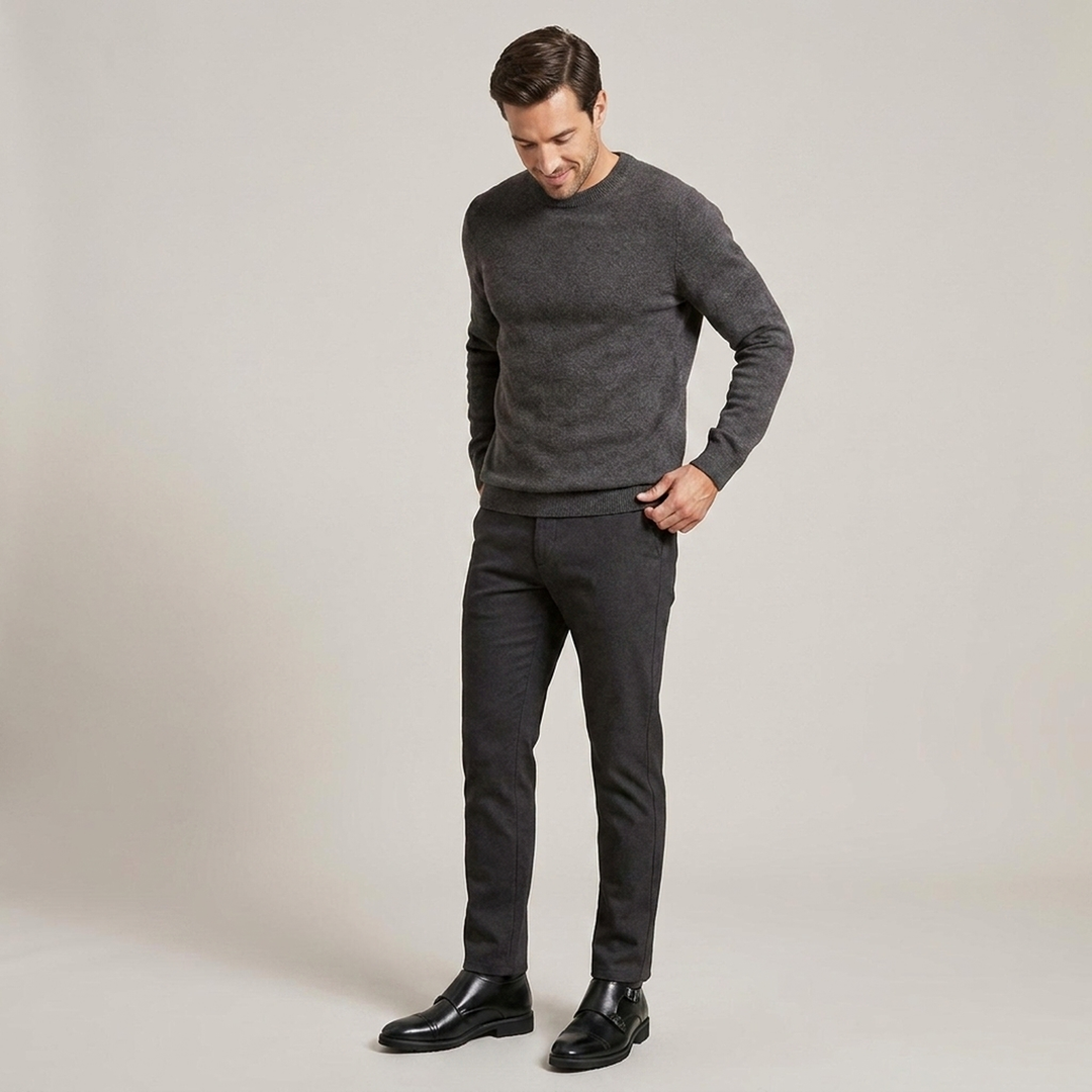 Roland | Klassische Herren Doppel Schnallenstiefeletten
