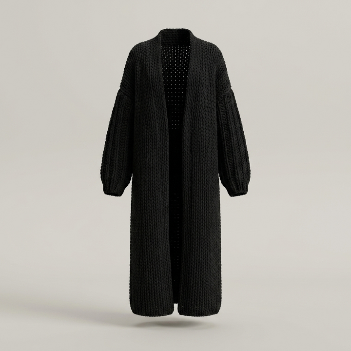 Bianca | Damen Oversize Long Strickjacke