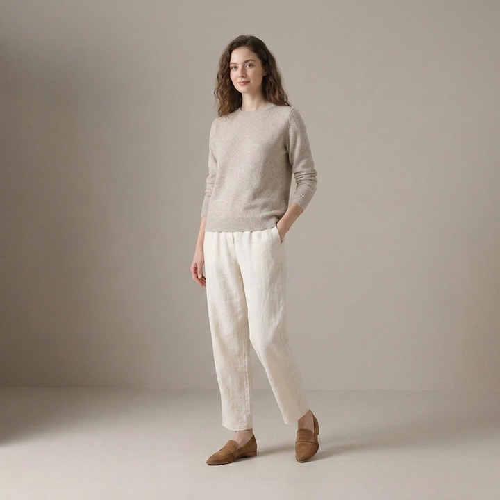 Marie | Damen Klassische Slipper mit Riemendetail