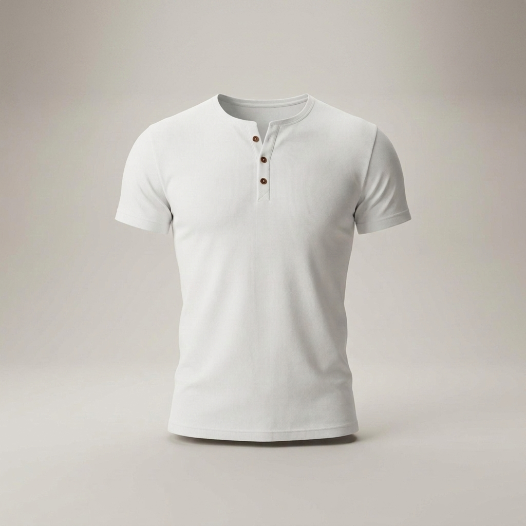 Wilfried | Klassisches Herren Kurzarm Henleyshirt