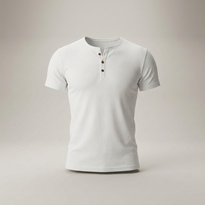 Wilfried | Klassisches Herren Kurzarm Henleyshirt