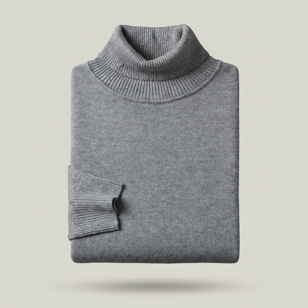 Werner | Klassischer Herren Strickpullover mit Rollkragen