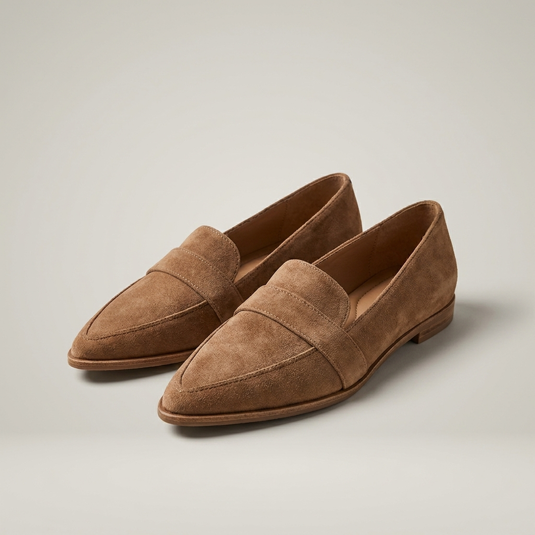 Marie | Damen Klassische Slipper mit Riemendetail
