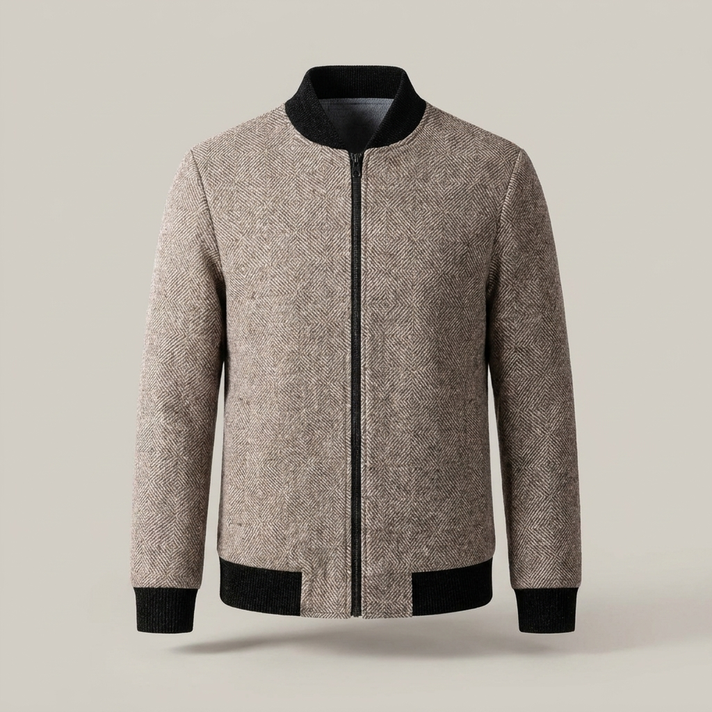 Udelgard | Damen Blousonjacke mit Stehkragen und Rippbündchen