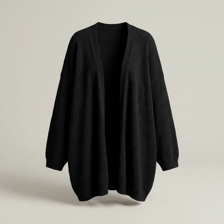 Dalia | Damen Langer Offener Longcardigan