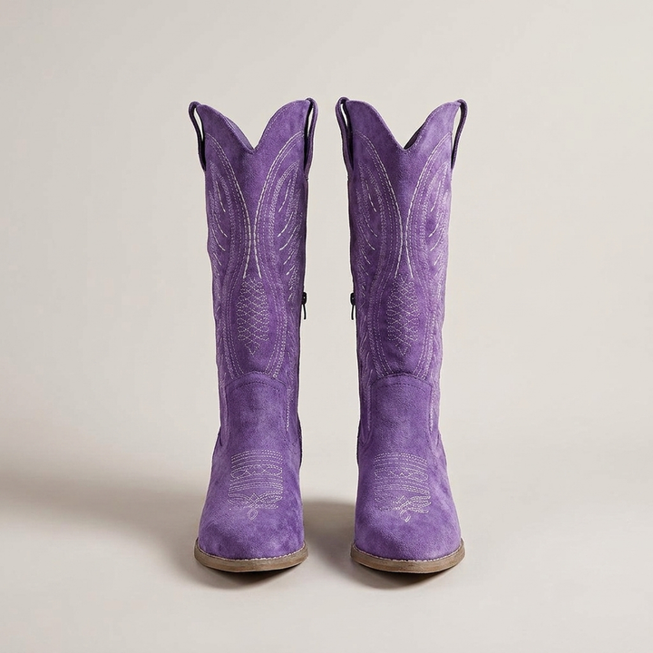 Anneliese | Damen Bestickte Westernstiefel