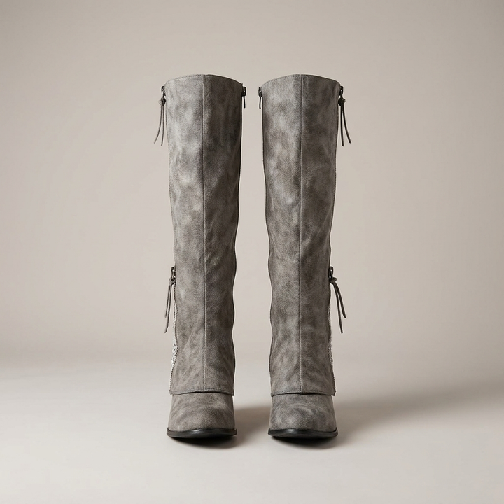 Sarah | Elegante Damenstiefel mit Blockabsatz