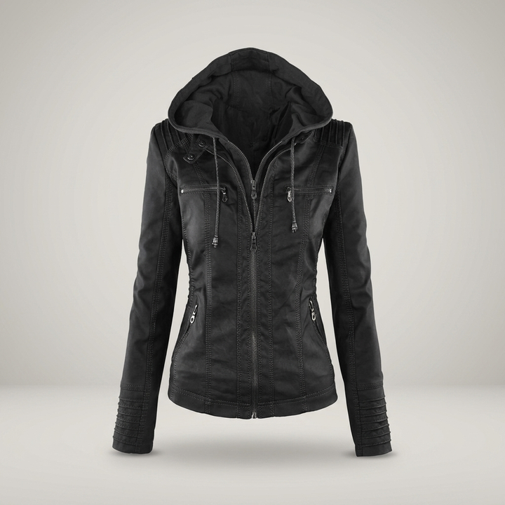Lydia | Taillierte Damenjacke mit Kapuze