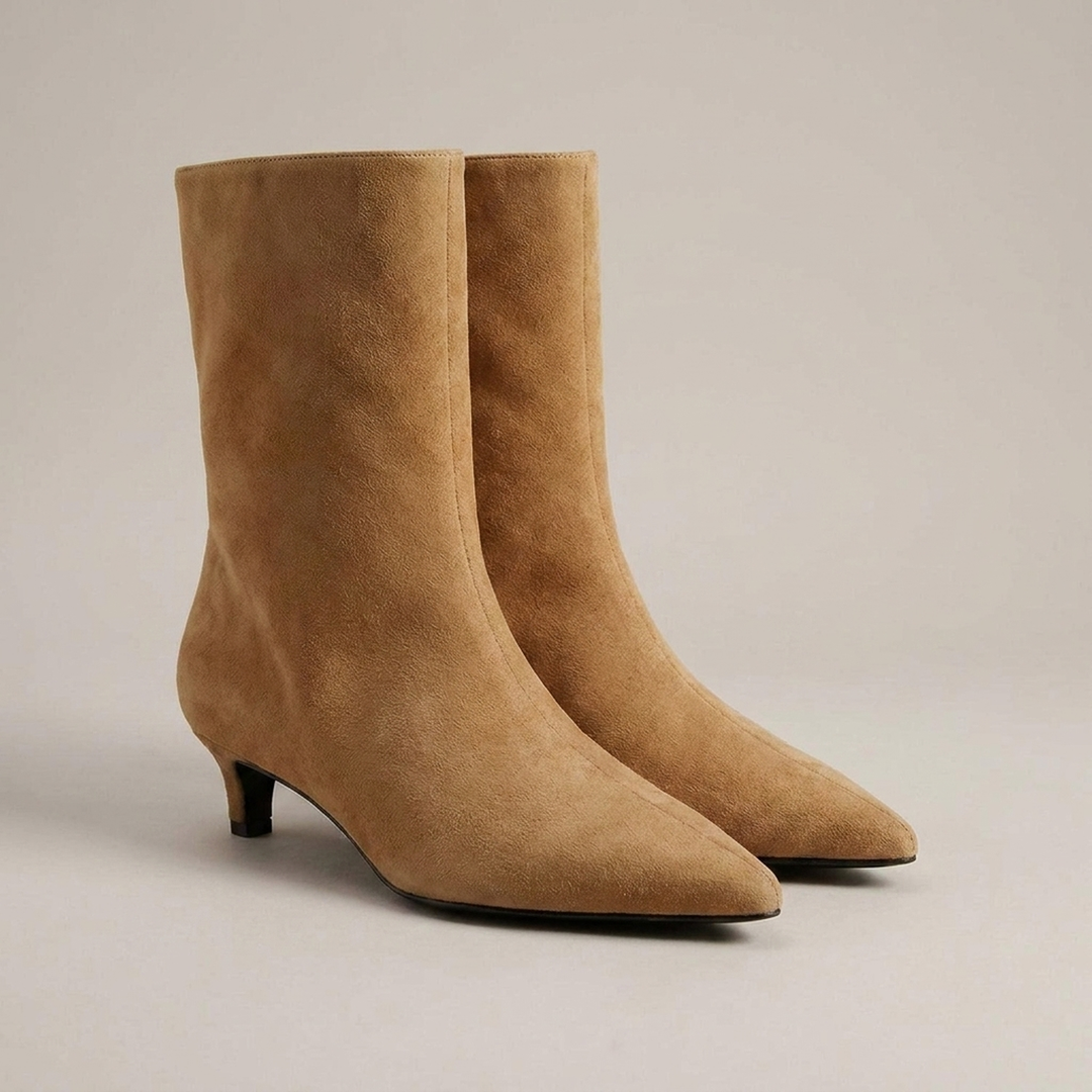Yvonne | Elegante Damen Stiefeletten mit Kleinem Absatz