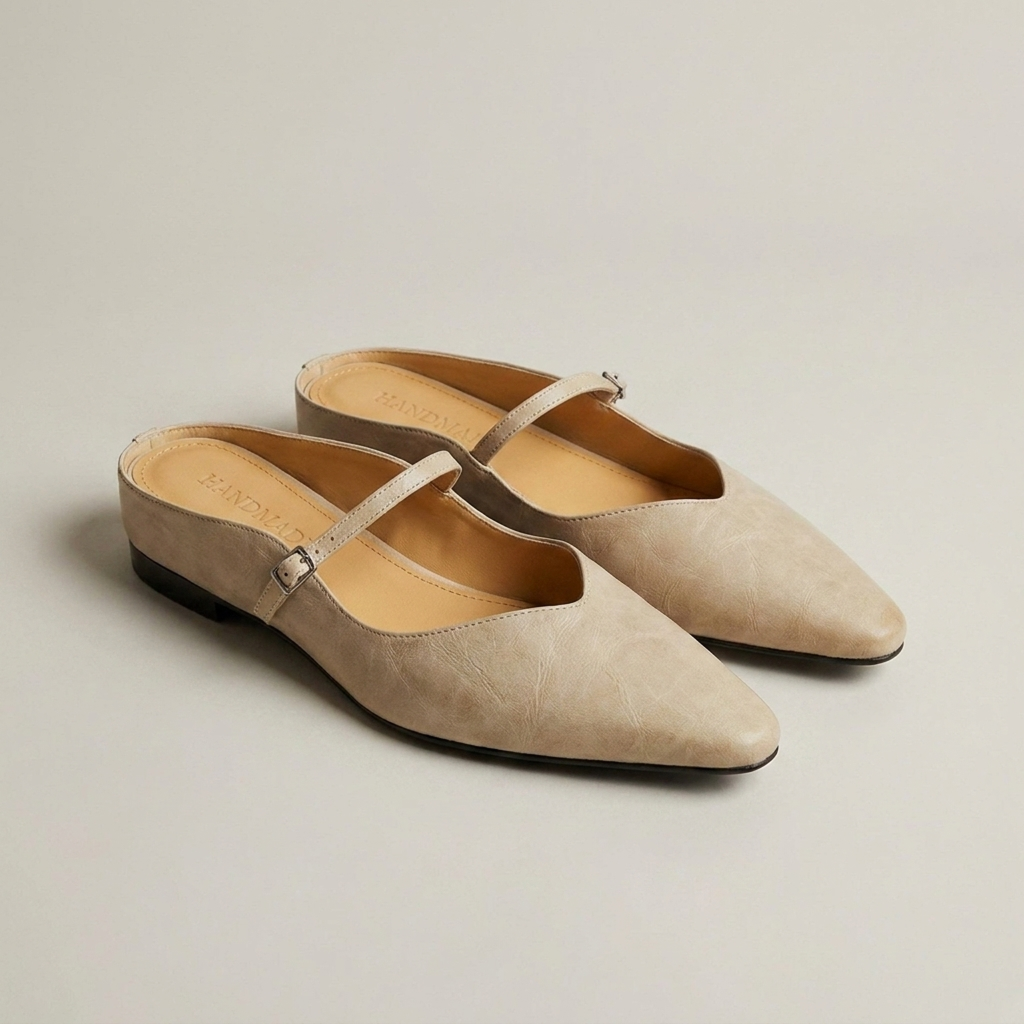 Magdalena | Damen Mules mit spitzer Spitze