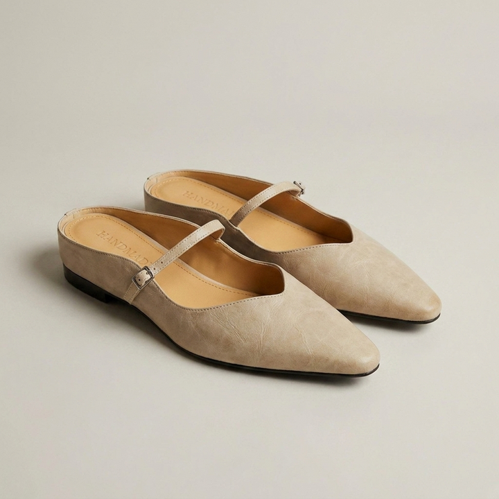 Magdalena | Damen Mules mit spitzer Spitze