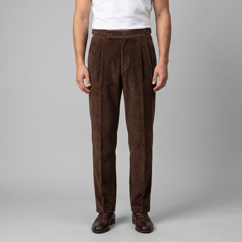 Nicolai | Herren Klassische Bundfaltenhose