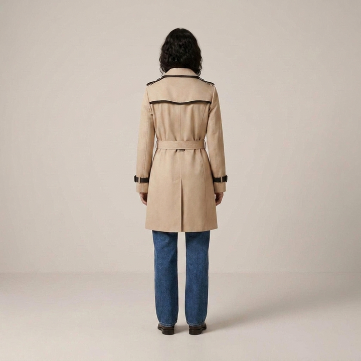 Selina | Klassischer Mantel mit elegantem Taillengürtel Trenchcoat