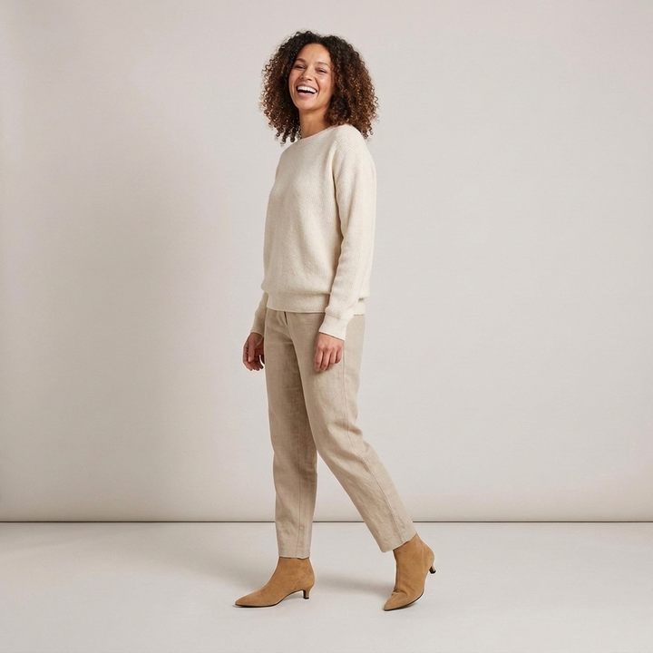 Yvonne | Elegante Damen Stiefeletten mit Kleinem Absatz