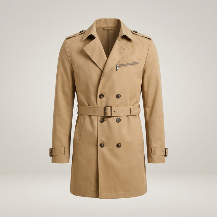 Janosch | Herren Klassischer Übergang Trenchcoat