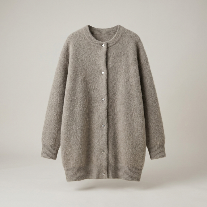 Daphne | Damen Strickjacke mit Knopfleiste