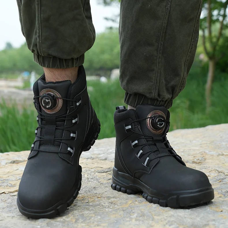 Valentin | Robuste Herren Arbeitsstiefel mit Drehverschluss