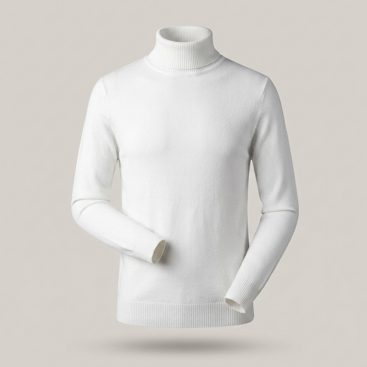 Arnold | Herren Klassischer Gerippter Rollkragenpullover