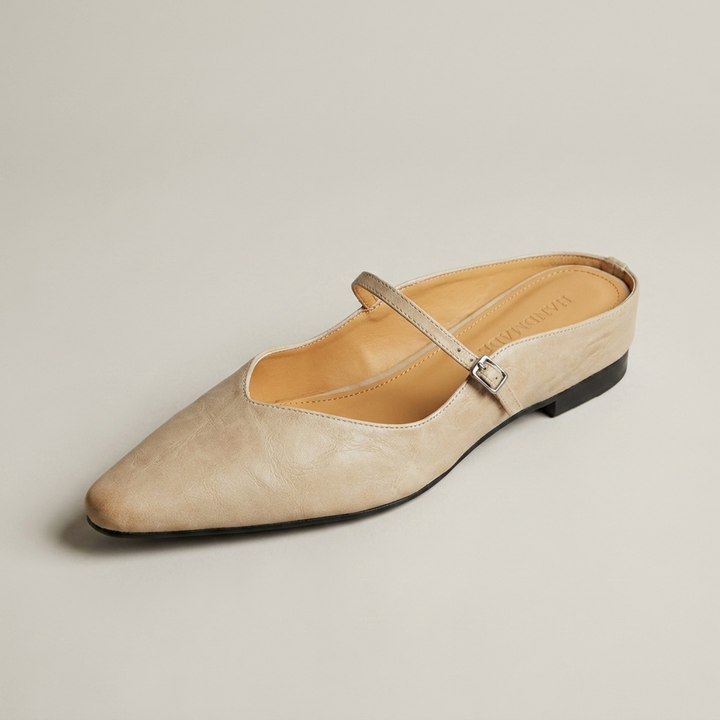 Magdalena | Damen Mules mit spitzer Spitze