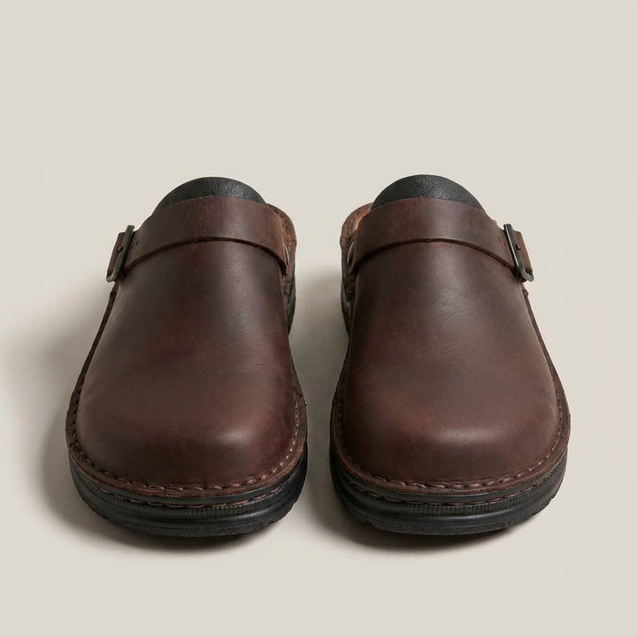 Greta | Damen Alltag Komfort Schnallen Clogs