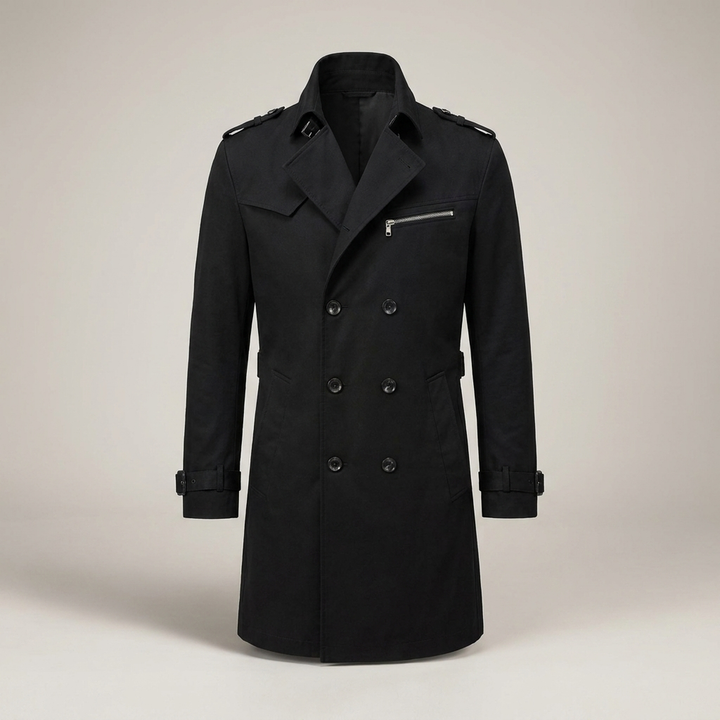Janosch | Herren Klassischer Übergang Trenchcoat