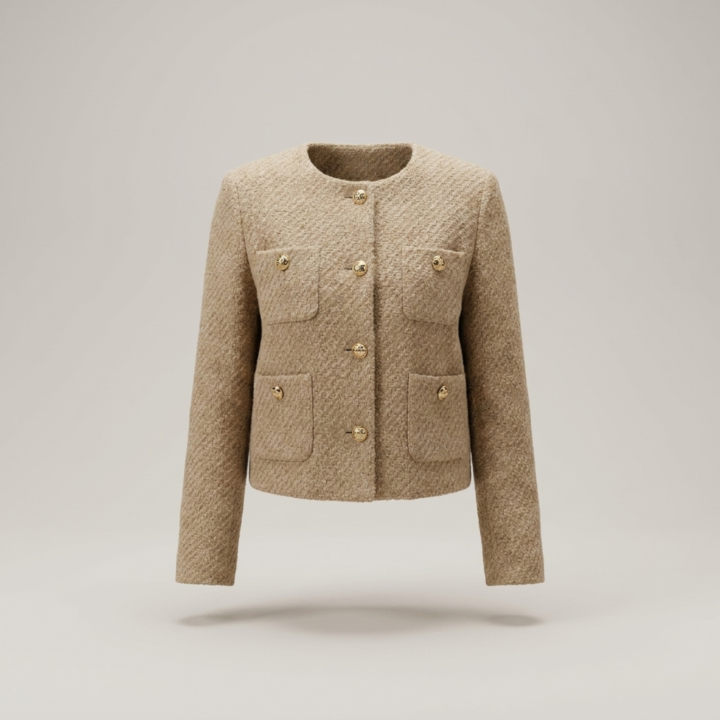 Svanhilde | Damen mit vier Pattentaschen und Knopfleiste Kurzjacke