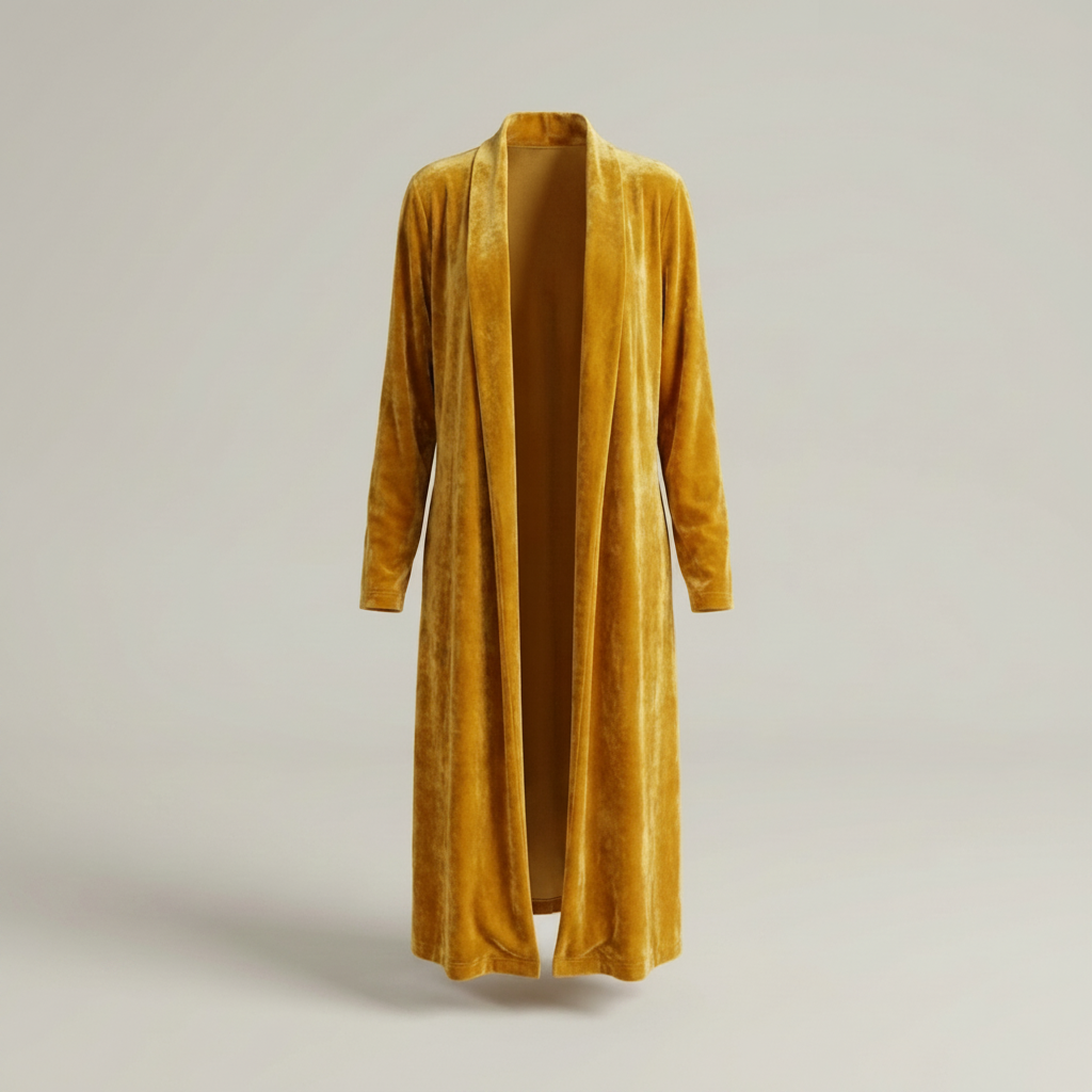 Carola | Damen Langer Offener Longcardigan
