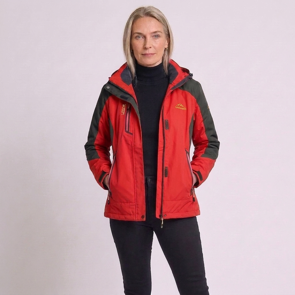 Odruna | Damen Outdoor mit Kapuze und Taschen Jacke