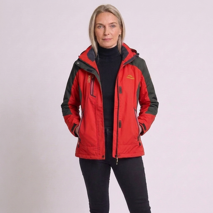 Odruna | Damen Outdoor mit Kapuze und Taschen Jacke