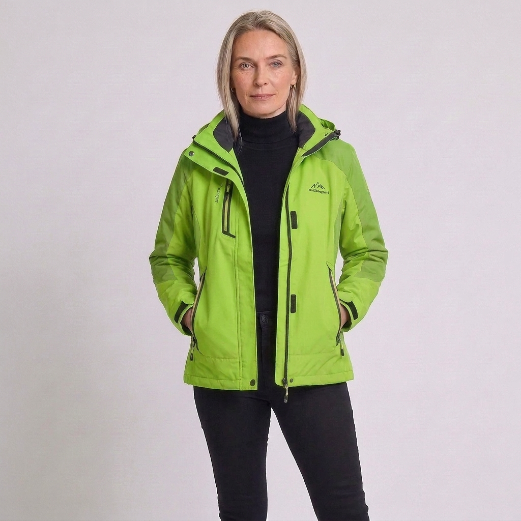 Odruna | Damen Outdoor mit Kapuze und Taschen Jacke