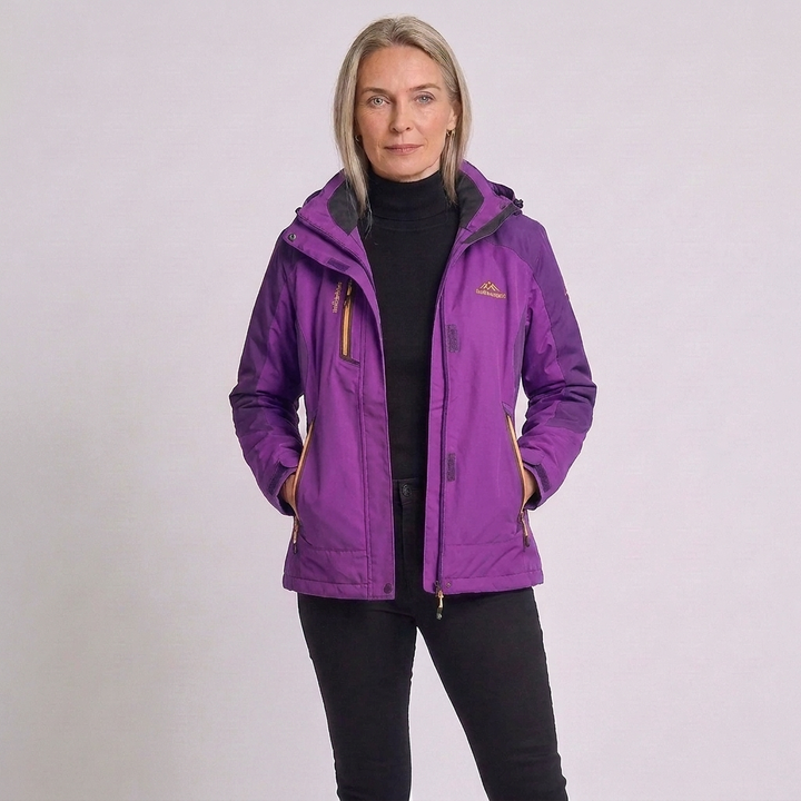 Odruna | Damen Outdoor mit Kapuze und Taschen Jacke