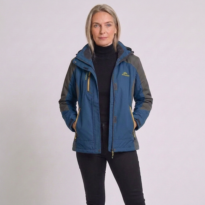 Odruna | Damen Outdoor mit Kapuze und Taschen Jacke