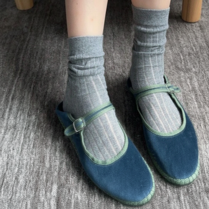 Felicia | Damen Mary-Jane mit Schnalle Ballerinas