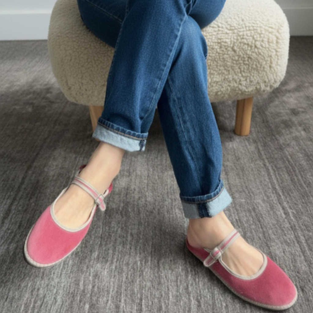 Felicia | Damen Mary-Jane mit Schnalle Ballerinas