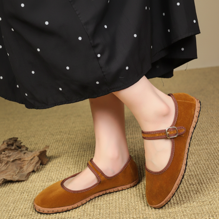 Felicia | Damen Mary-Jane mit Schnalle Ballerinas