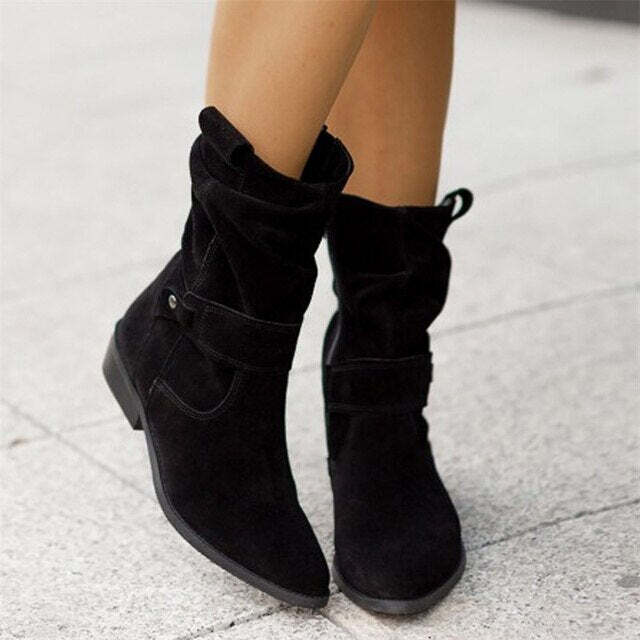 Viviane | Lässige Damen Stiefeletten mit Riemen