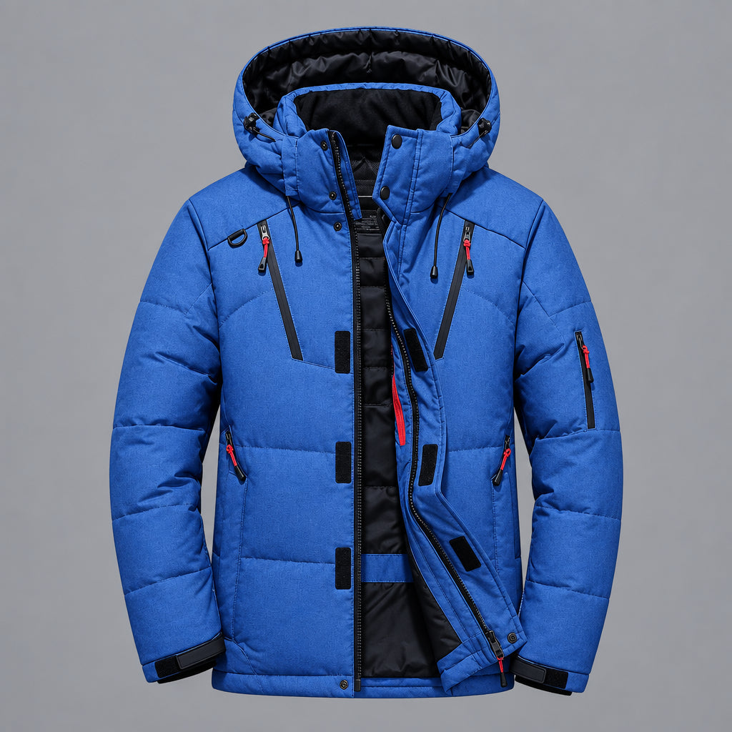 Konrad | Herren Wattierte Kapuzen Winterjacke