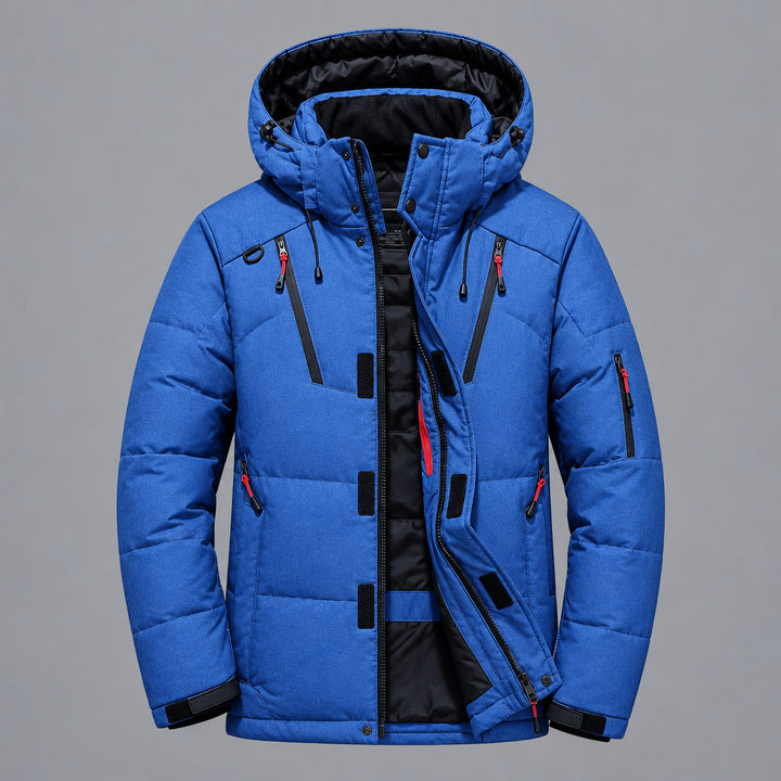 Konrad | Herren Wattierte Kapuzen Winterjacke
