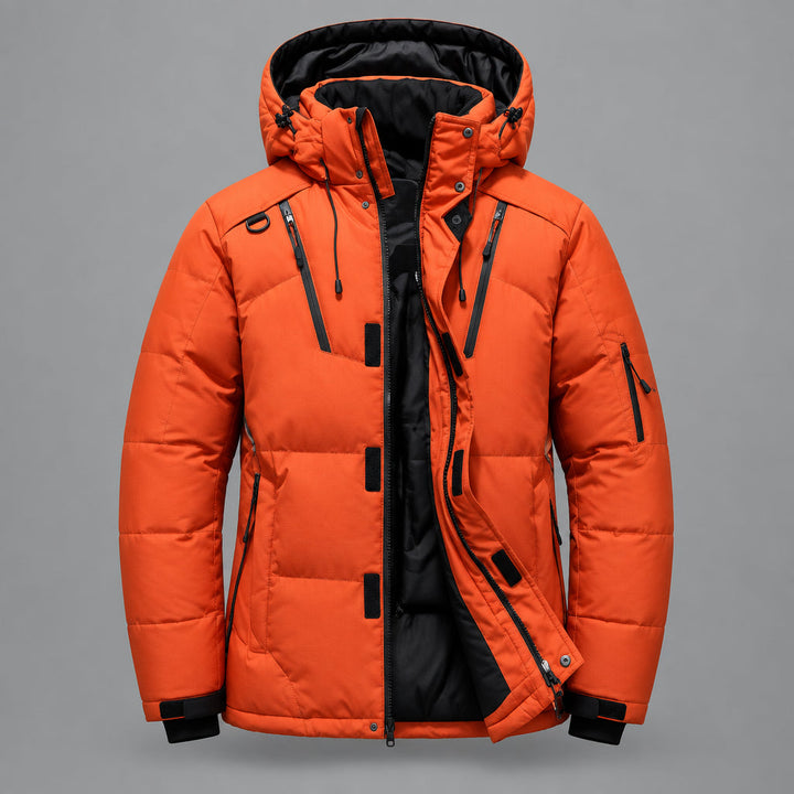 Konrad | Herren Wattierte Kapuzen Winterjacke