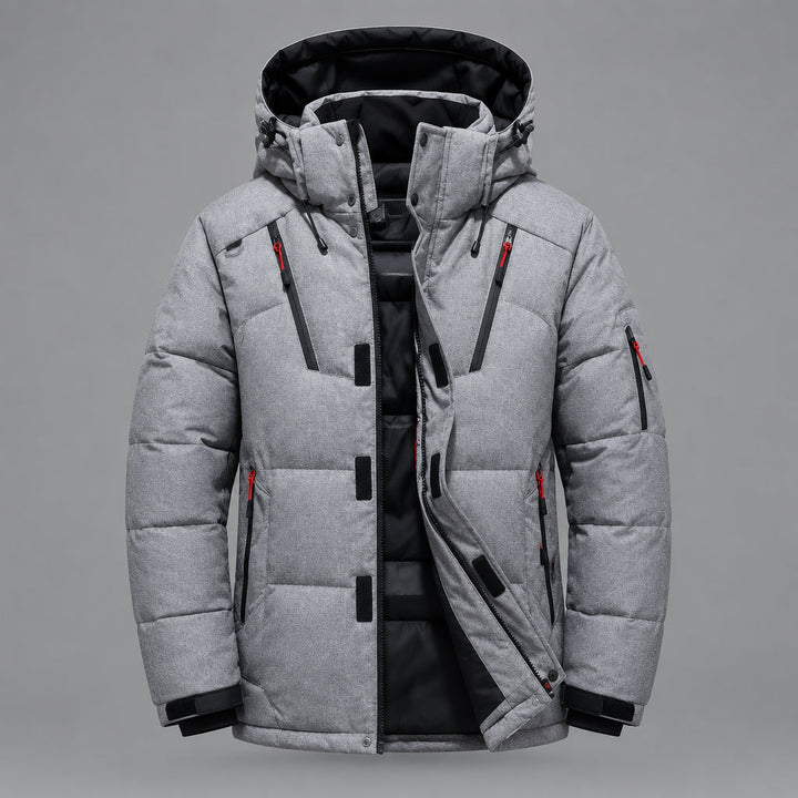 Konrad | Herren Wattierte Kapuzen Winterjacke