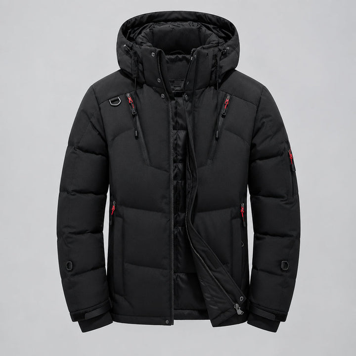 Konrad | Herren Wattierte Kapuzen Winterjacke