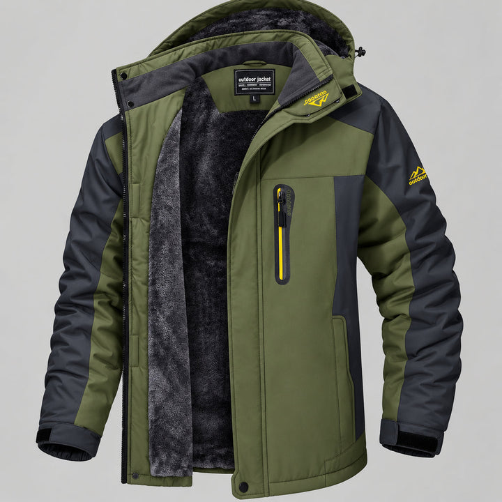 Ludwig | Herren Gefütterte Kapuzen Outdoorjacke
