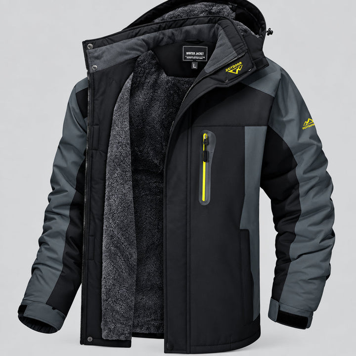 Ludwig | Herren Gefütterte Kapuzen Outdoorjacke