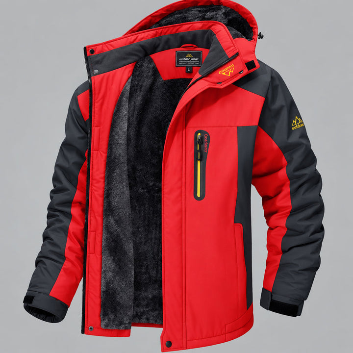 Ludwig | Herren Gefütterte Kapuzen Outdoorjacke