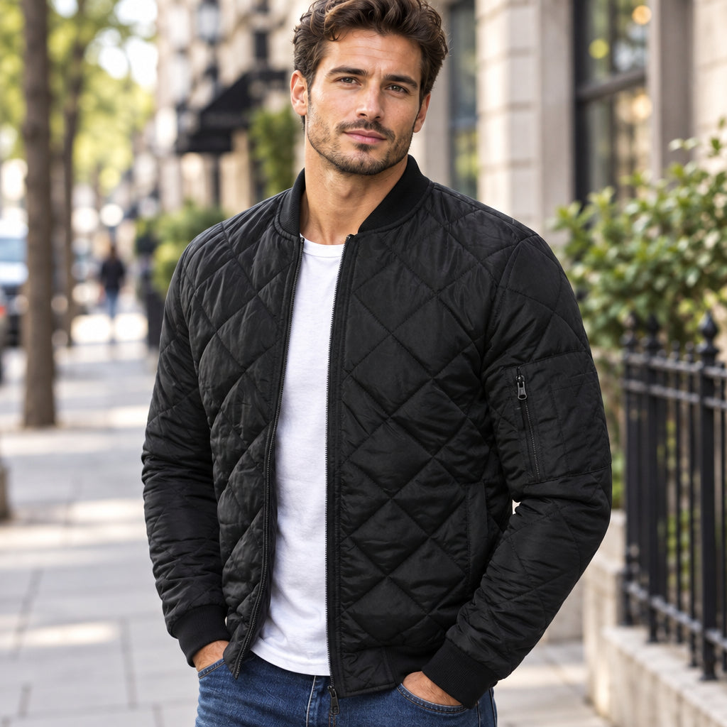 Veit | Herren Gesteppte Bomber Steppjacke