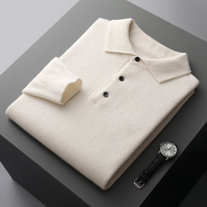 Gunnar | Herren Strickpullover mit Polokragen