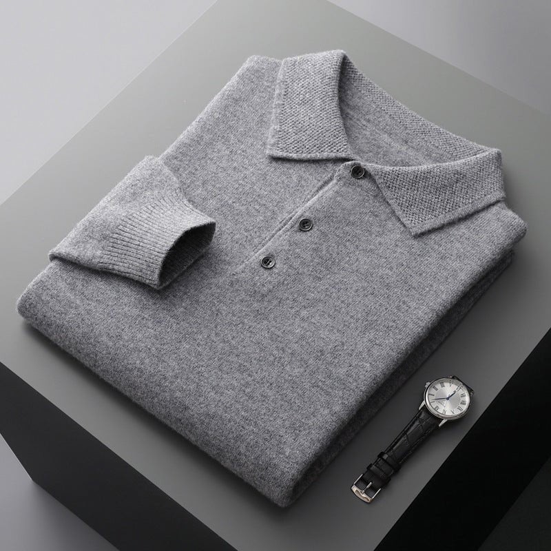 Gunnar | Herren Strickpullover mit Polokragen