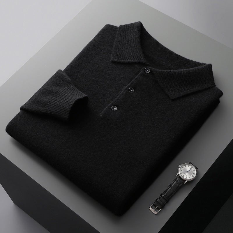 Gunnar | Herren Strickpullover mit Polokragen