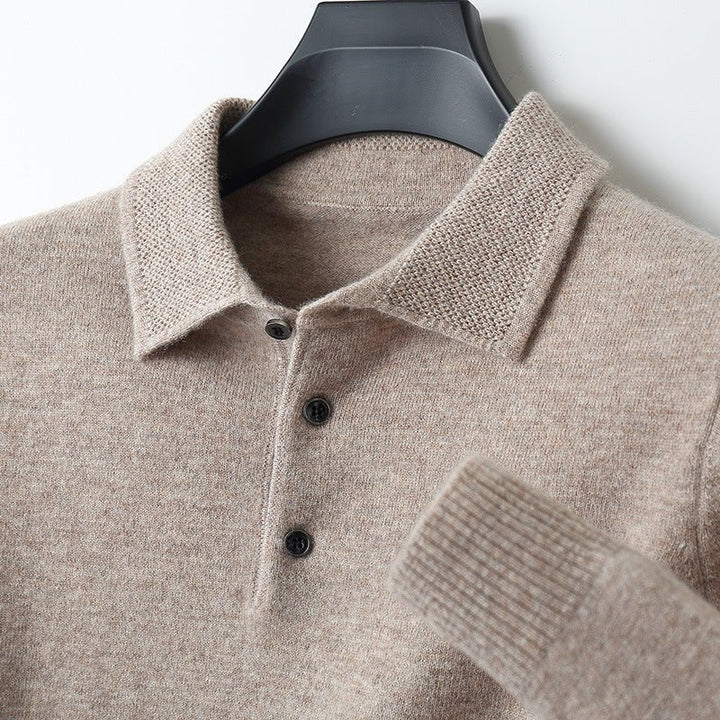 Gunnar | Herren Strickpullover mit Polokragen